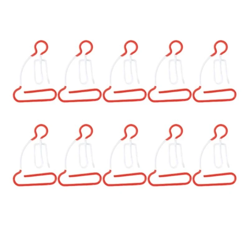 10pcs Adorável clipe papel forma variada clipes papel engraçados clipe marcadores forma frutas para o