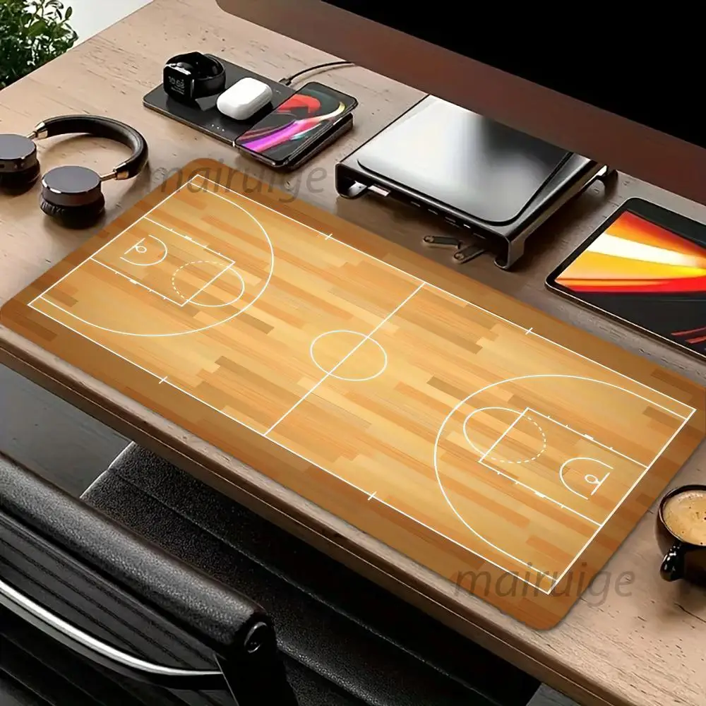 

Basketball Field Mouse Pad Large Computer Office Game Table Mat XXL Rubber Anti-slip Gaming Keyboard Mousepad Long Desk Pads