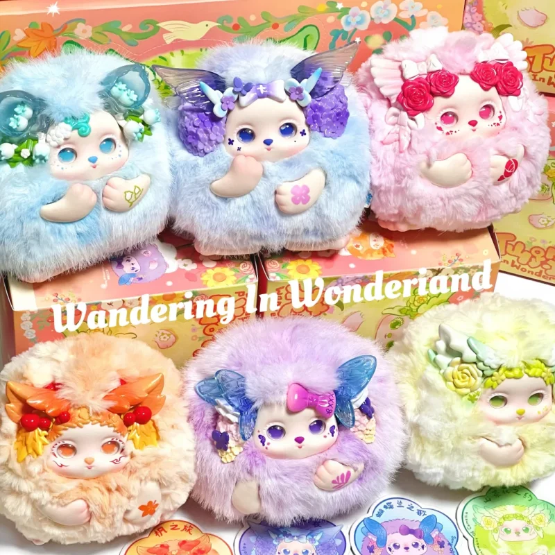 حقيقية في المخزون Letsvan Funii تجول في بلاد العجائب سلسلة صندوق أعمى الفينيل الوجه لعبة لطيفة سطح المكتب زخرفة فتاة هدايا عيد الميلاد