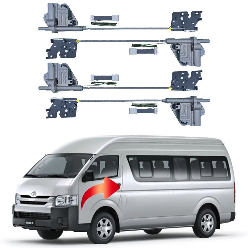 For Toyota Hiace high roof Modification of the original mechanical lock on the front door to automatically lock the doors tools