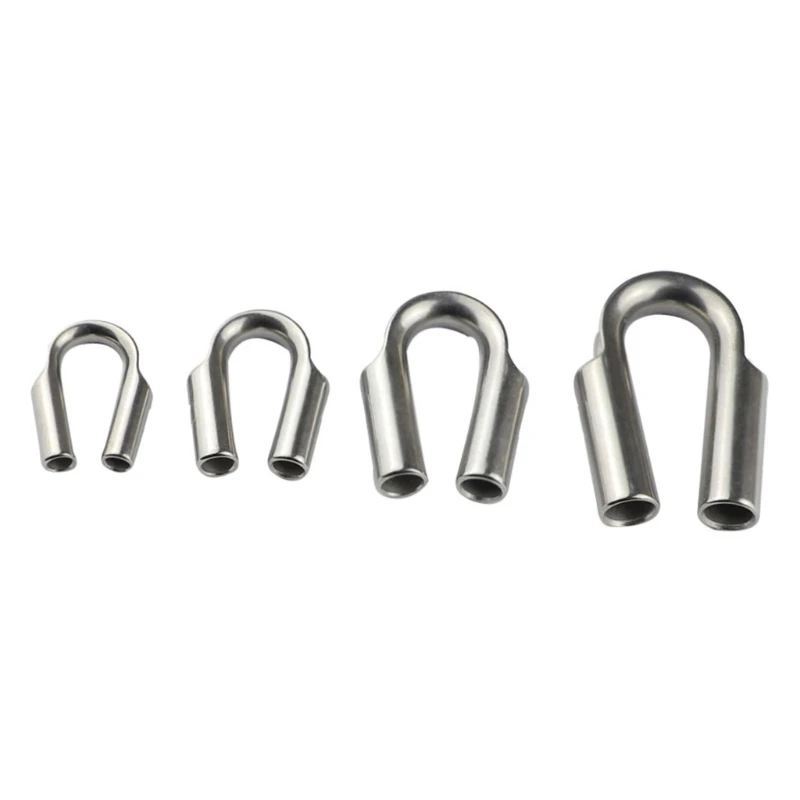 Stainless Steel Wire Guardian Wire Cable Protector Wire Guard Loop 6/8/10/12mm Wire Rope for Protection Ring Clamp Winch