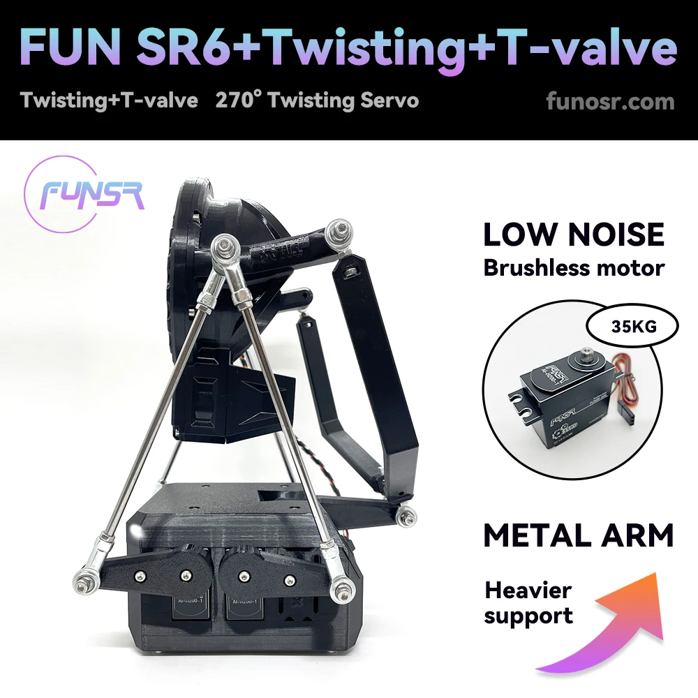 SR6+Twisting+T-valve| Automatic Stroker| FunOSR FunSR |Auto Stroker Robot | Twisting & Multiple Axes | Funscript |