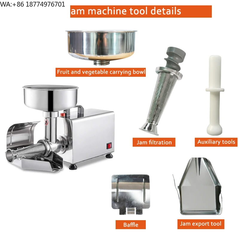 

Автоматическая машина для производства джема из черники и клубники JK, из нержавеющей стали, пищевого класса, безопасная, для десертов