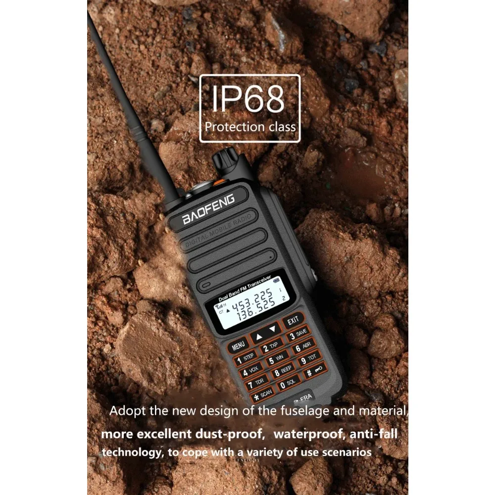 Baofeng 2025 IP68 방수 uv 9r plus 20w ERA 워키 토키 장거리 30km 자동차 cb 햄 라디오 hf 송수신기 UHF 라디오 방송국