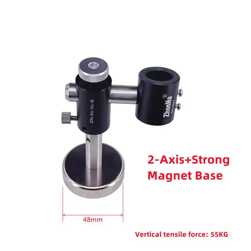 Instrument 2-axis Optical Bracket Laser Module Installation Bracket with M6 Screw Fixed Base And Optional Strong Magnet