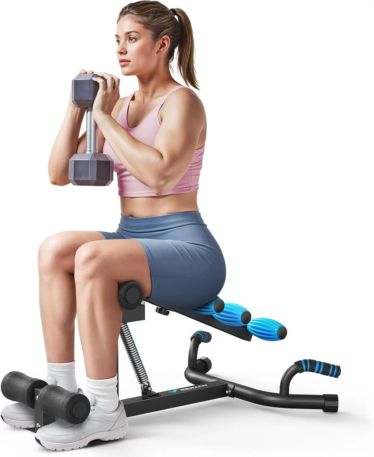Deep Squat Machine for Women, Adjustable Glutes Trainer Machine, Core & Leg Exercise, Push Up Workout Equipment at Home Gym image 3