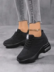 Women Sneakers 35-40 New Fashion Casual Sports Shoes Women Lace-up Mesh Breathable Women's Running Shoes