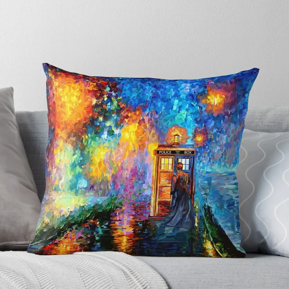 

Mysterious Man at beautiful Rainbow Place Throw Pillow Cushions Cover Room decorating items Cushion Cover Set