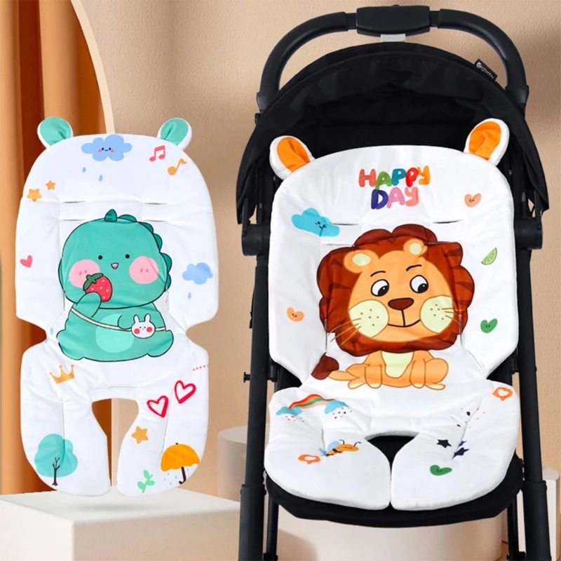 

Baby Stroller Cushion Buggys Pushchair Baby Car Liner Cartoon Support Pad for Toddler Baby Pram Carriage Cushion