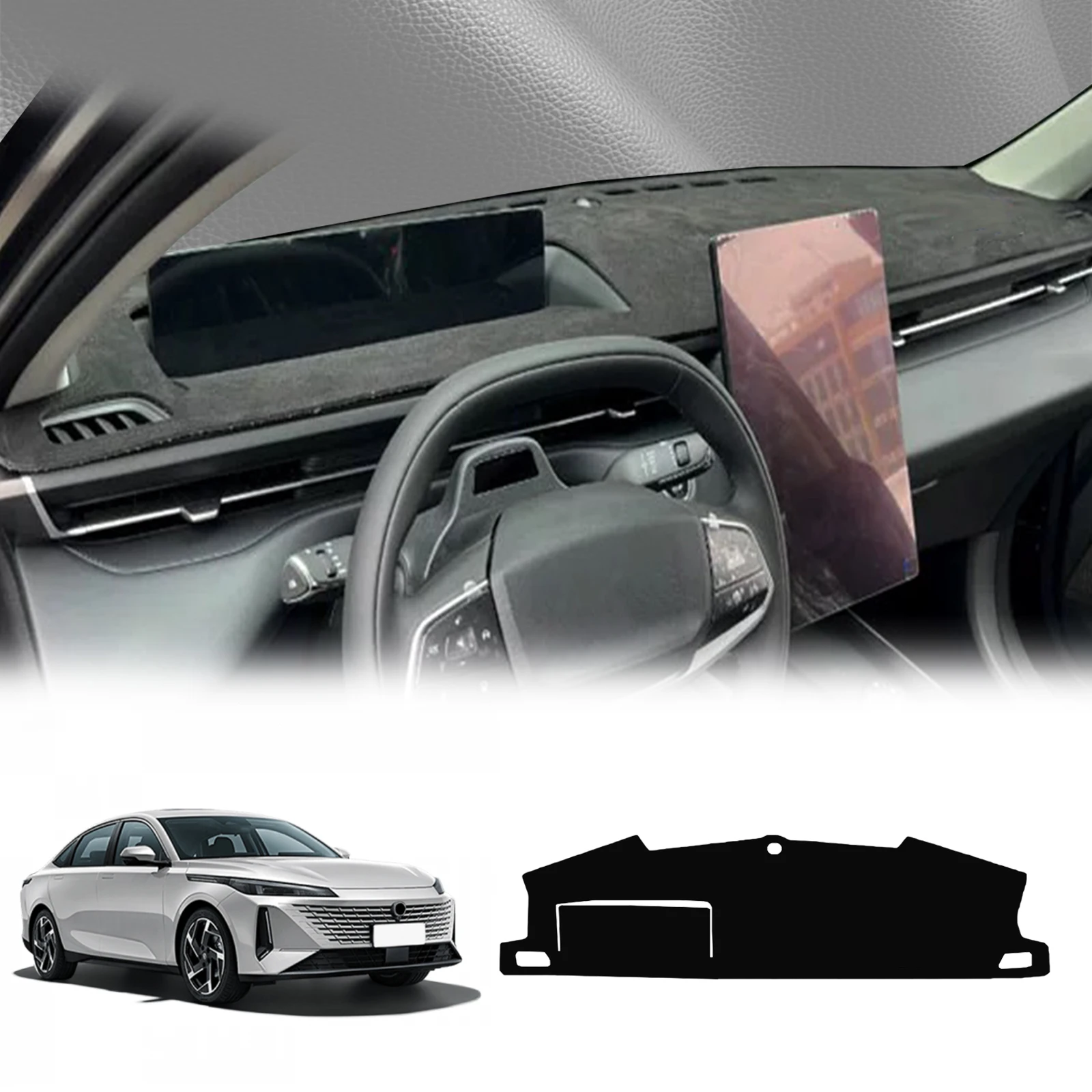 

fit for Changan Lamore 2023 2024 2025 EADO Plus Car Dashmat Dashboard Cover Pad DashMat Sunshade Protective Carpet Accessories