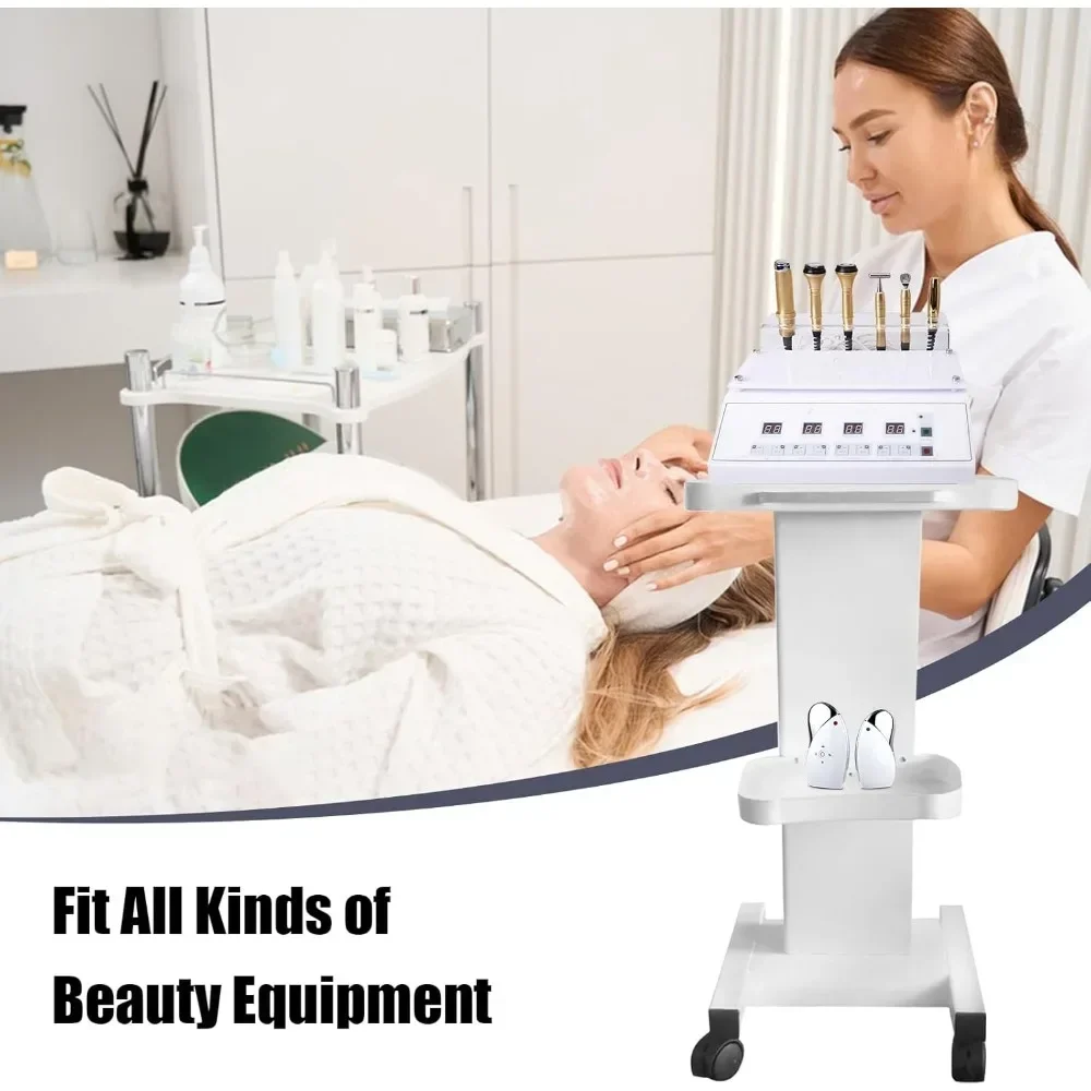 

Beauty Salon Trolley Cart W/Handle Tattoo Roller Tray Trolley Cart With Wheels For Spa Beauty Salon Load 100kg/220 Lbs