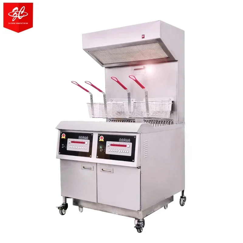 Special offer for commercial fish and chips without ventilation hood, deep fryer for 15 days, including package tax and delivery