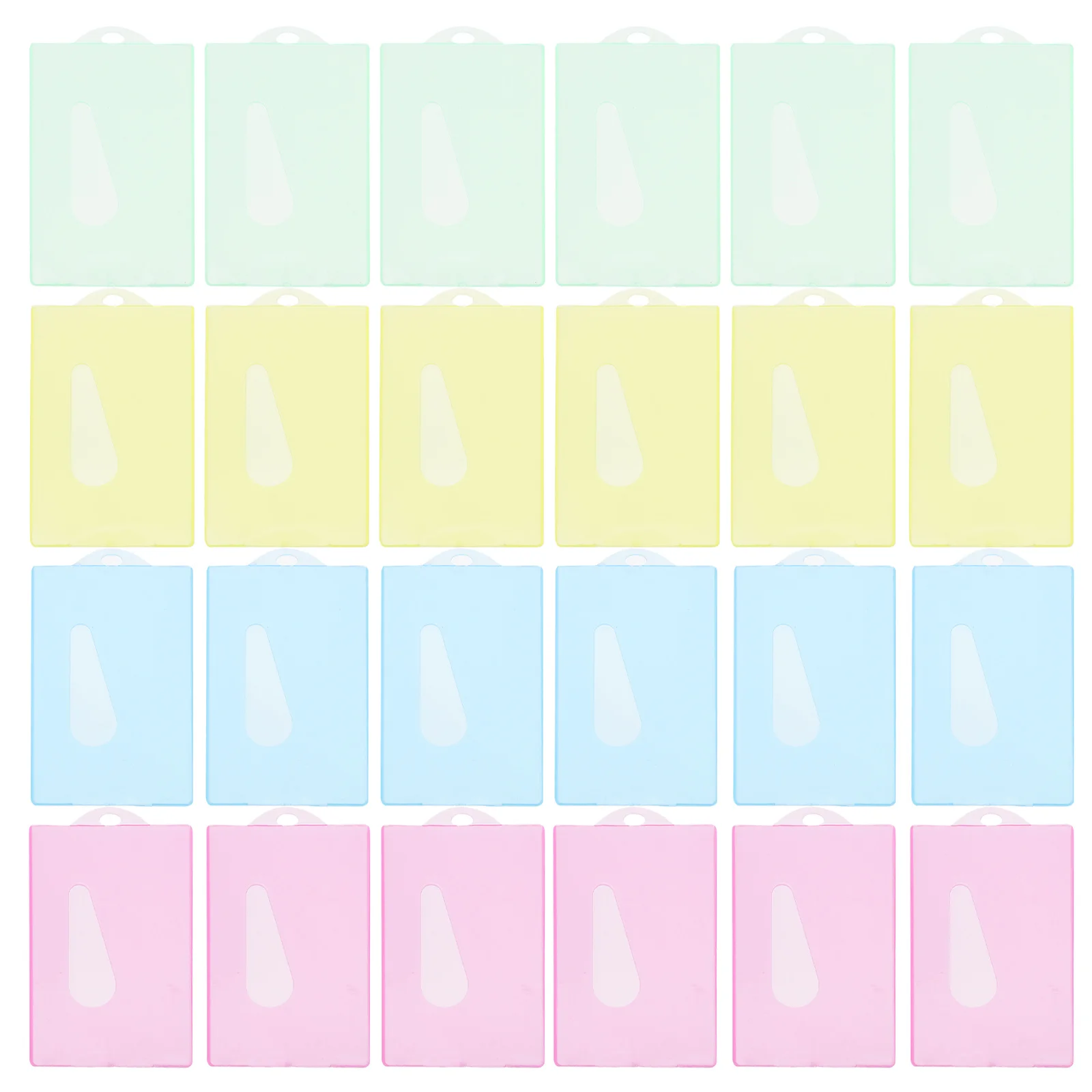 40 قطعة حاملي بطاقات البنك المضادة للمغناطيسية خفيفة الوزن شارة الهوية يغطي بطاقات الأعمال المحمولة حماة حامل بطاقات الهوية #1