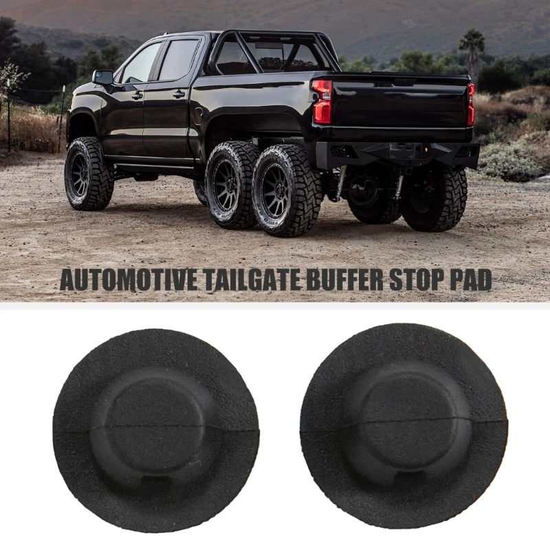 Tailgate Stopper Rubber Pads Replaces 905411105 Rubber Tailgate Cushion Pads for Smooth Opening Closing Experience 2pcs