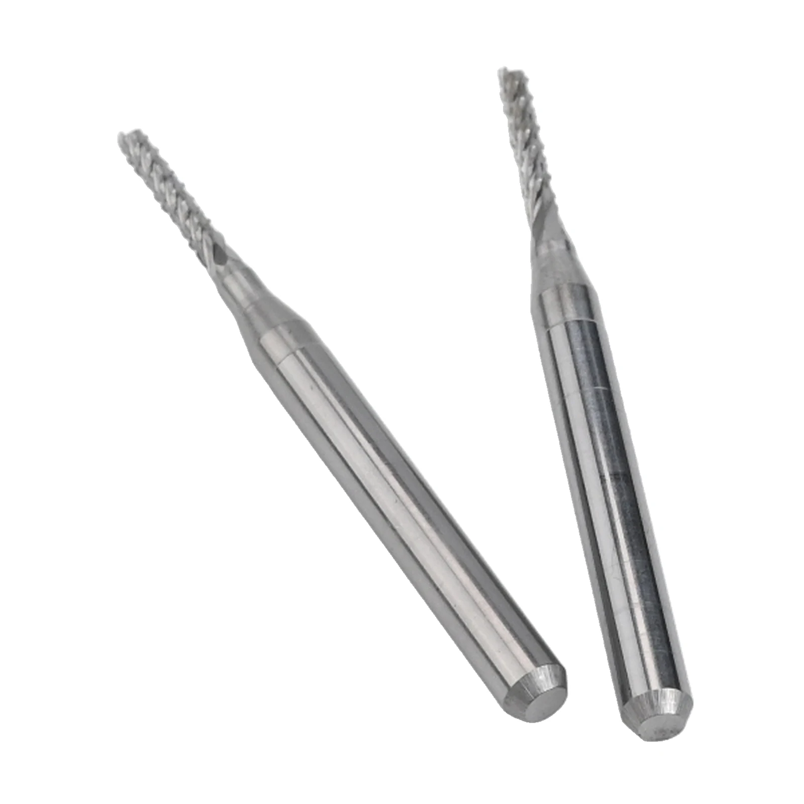 High Performance Carbide End Mill Engraving Router Bits 10pcs Set 1 5mm Diameter for CNC For PCB Machines 18 Shank Length