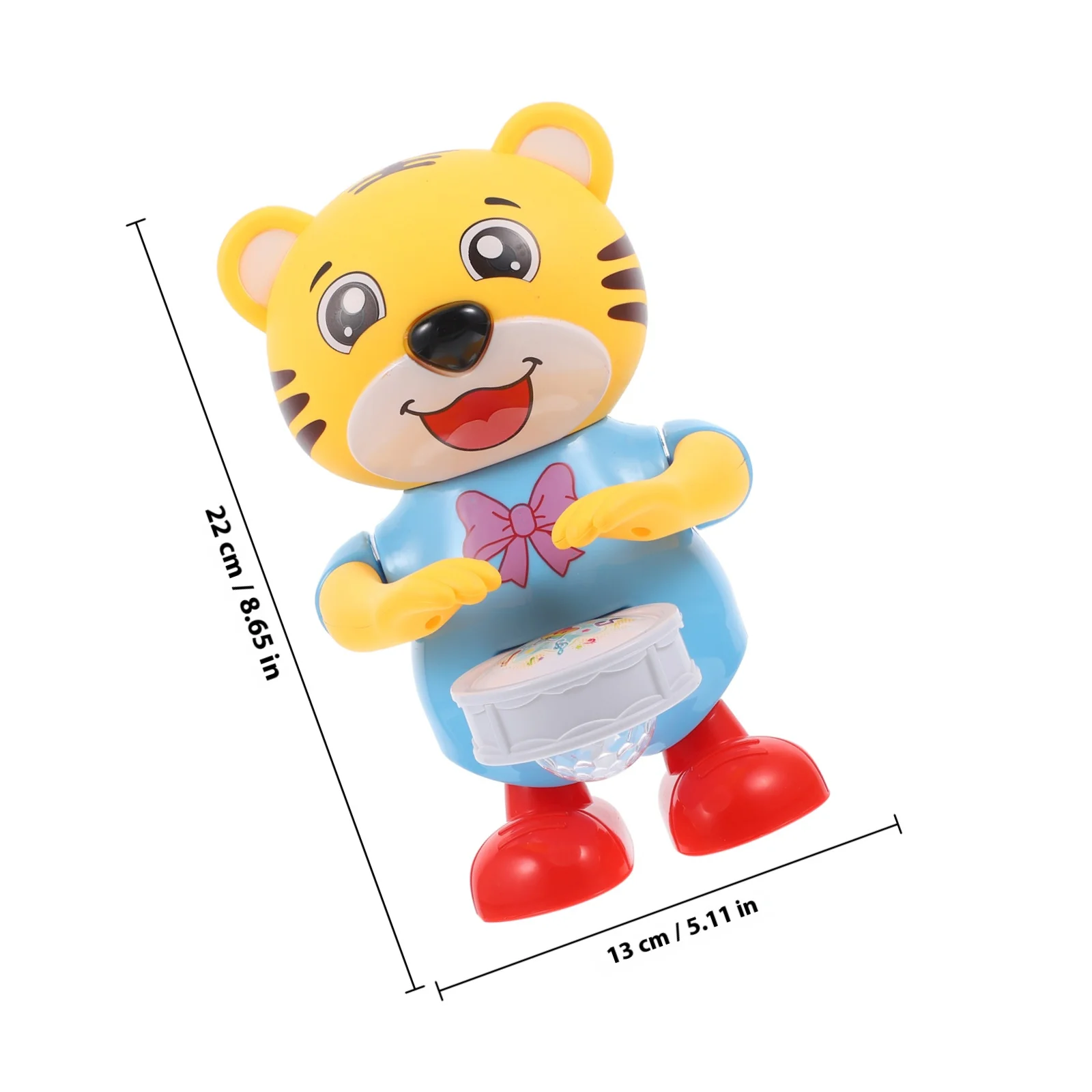 Zingen Elektrische Drum Robot Baby Educatief Muzikaal Vroeg Leren Kindercadeau Heldere kleuren Veilig