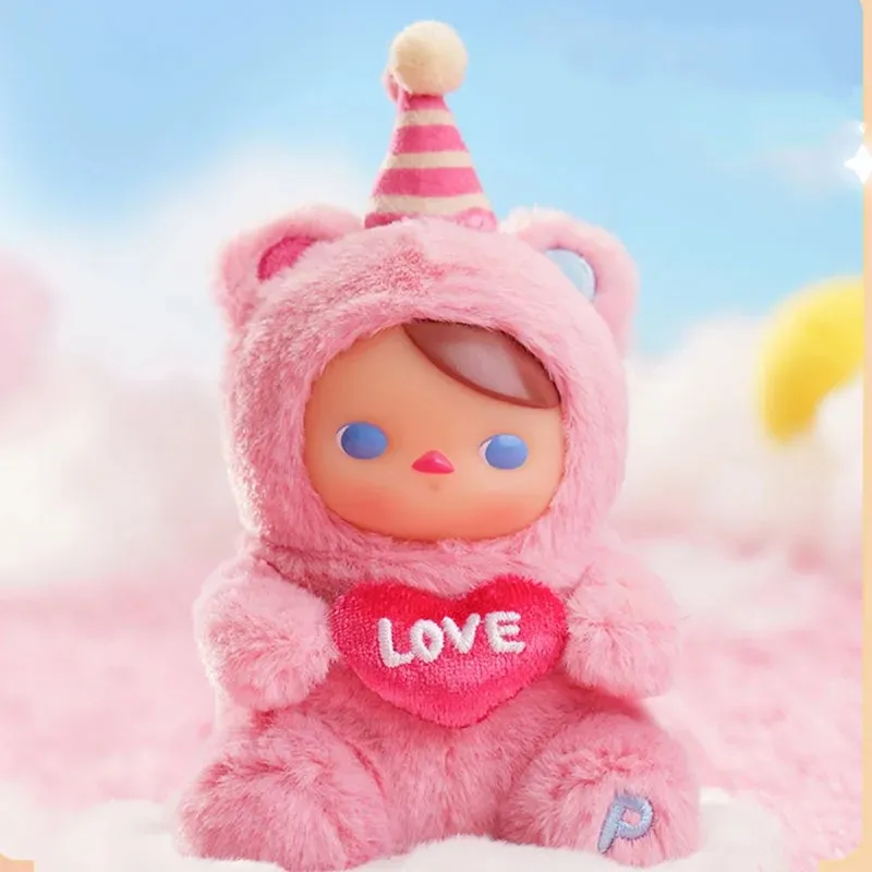 POP MART PUCKY Bear Planet Series Plush Blind Box Toys Guess Bag Mystery Box Mistery Caixa Action Figure Surpresa Model Birthday