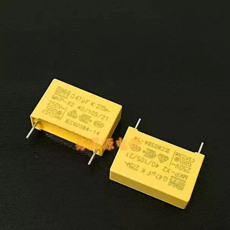 0.47UF 275VAC BM safety capacitor 275VAC474 470NF MKP filter non-polar capacitor