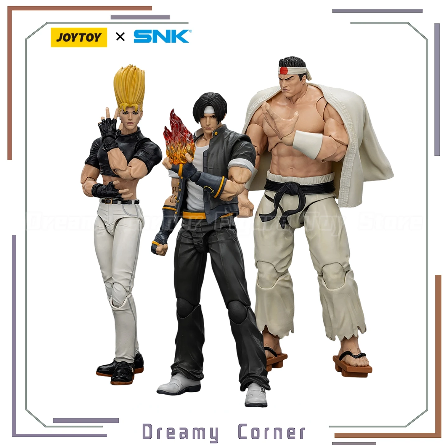 

【In stock】JOYTOY KOF 98UM Hero Team Kyo Kusanagi Goro Daimon Benimaru Nikaido 3PCS 1/18 Action Figures Models Toys