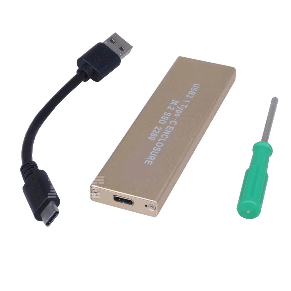 

Портативный жесткий диск USB Type C M2 на USB 2242/2280/SSD