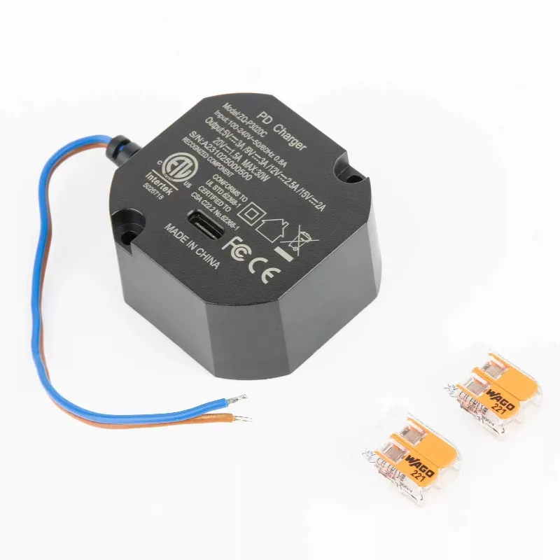Everbright Store AC To TYPEC Power Supply, PD3.0 Charging Protocol, Power 30W