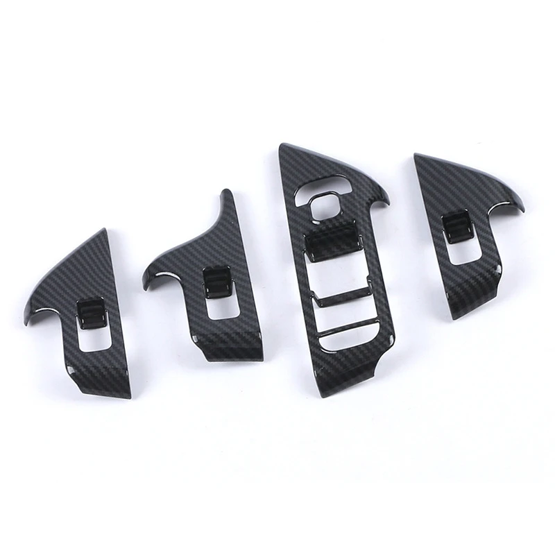 4Pcs Car Glass Switch Trim Frame Window Lift Armrest Switch Sequins for Mercedes-Benz GLB 2020