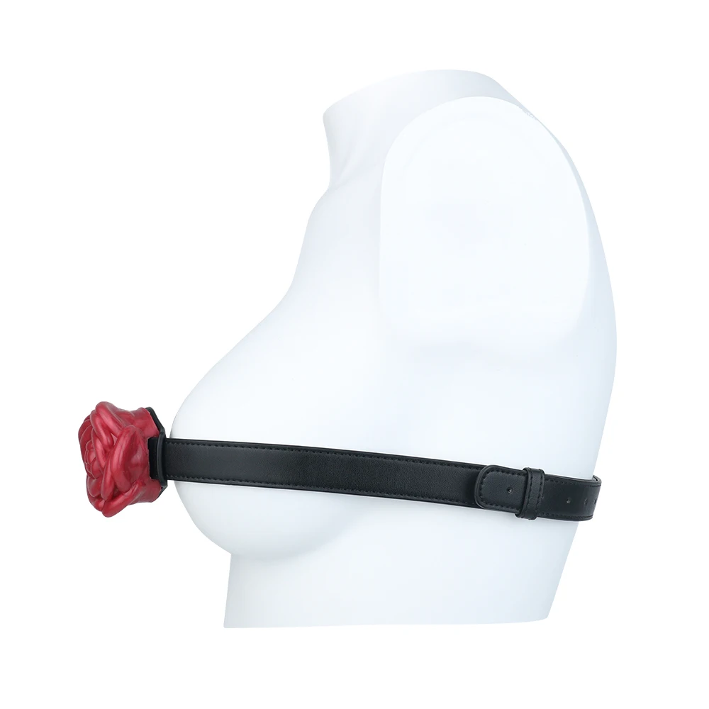 QKKQ Wearable Erotic Spike Bra Silicone Noctilucent Decoration Rose Underwear Chest Cover Breast Stimulator For Couple Flirting view 5