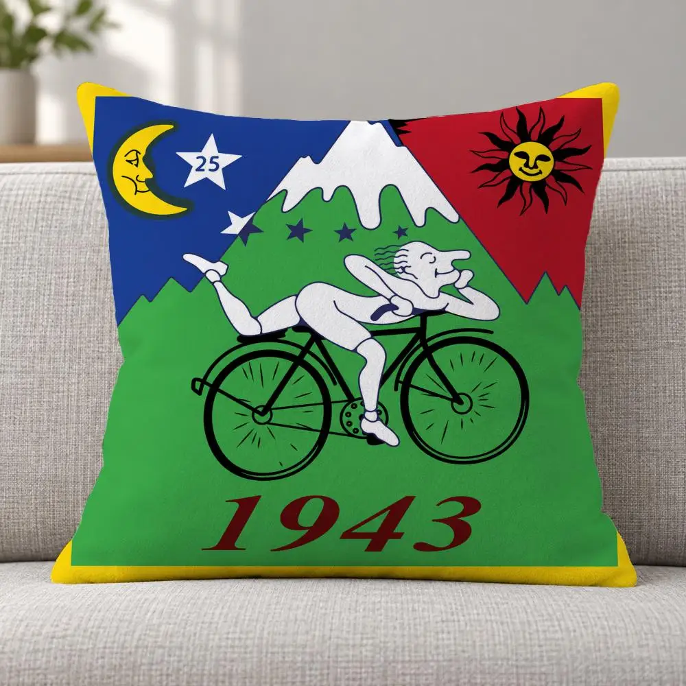 Art Vintage A-Albert Hoffman Cushion Cover Soft Plush Decorative Sofa Bedroom Living Room Car Dorm Home Decor Gift