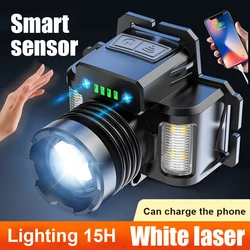 15h Powerful Sensor Led lamp Built 5600mah Battery High Power Rechargeable light Flashlight Camping Fishing Lantern