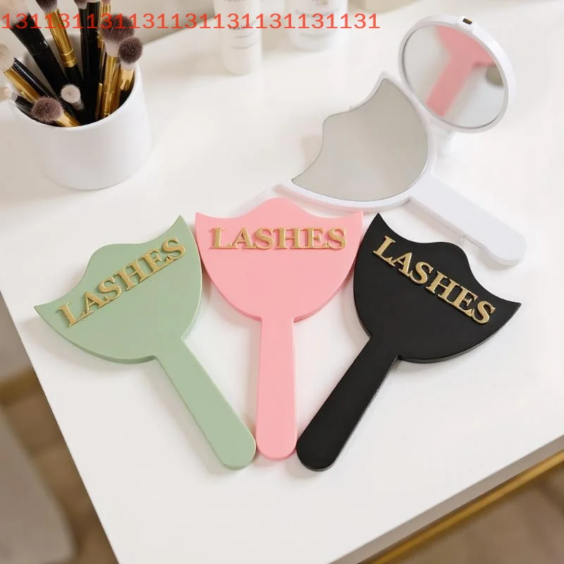 مرآة تمديد رموش احترافية مع مقبض للرموش الدقيقة وصالونات المكياج لتزيين فني الرموش صور الدعامة #5