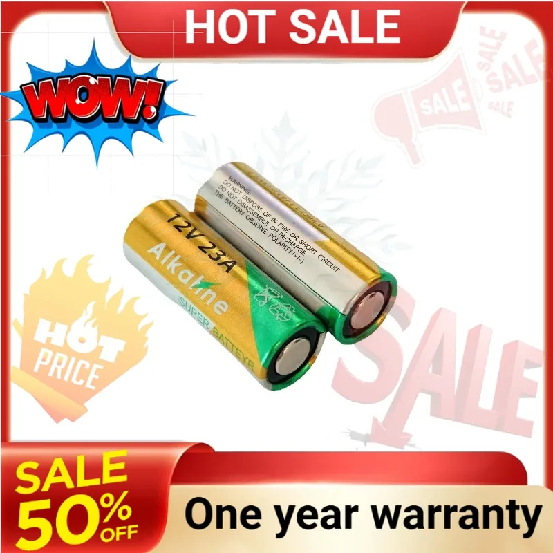 SWZY New 23A12V Alkaline Battery 12V 58mAh Remote Control Battery for Rolling Shutter Door Anti-theft Device Doorbell
