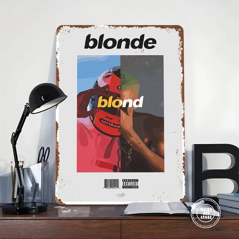 Blonde Poster Customized Wall Art Vintage Metal Signs Retro Tin Plaque for Man Cave Bedroom Decoration Gaming Home Decorations