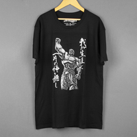 Fist of the North Star T-Shirt Raoh Japanese Anime Mad Max Cotton Tee Men's Clothing Short Sleeves Unisex Graphic Printed Shirts