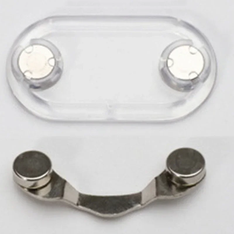 Magnetic Hang Eyeglass Holder Pin Brooches Fashion Multi-Function Portable Clothes Clip Buckle Magnet Glasses Headset Line Clips