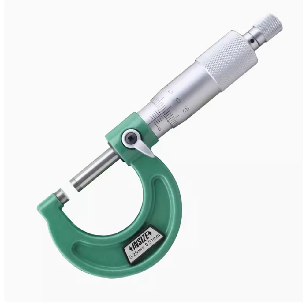 Insize graduation 0.01mm Outside Micrometers,0-25/25-50/50-75/75-100mm measuring instrument