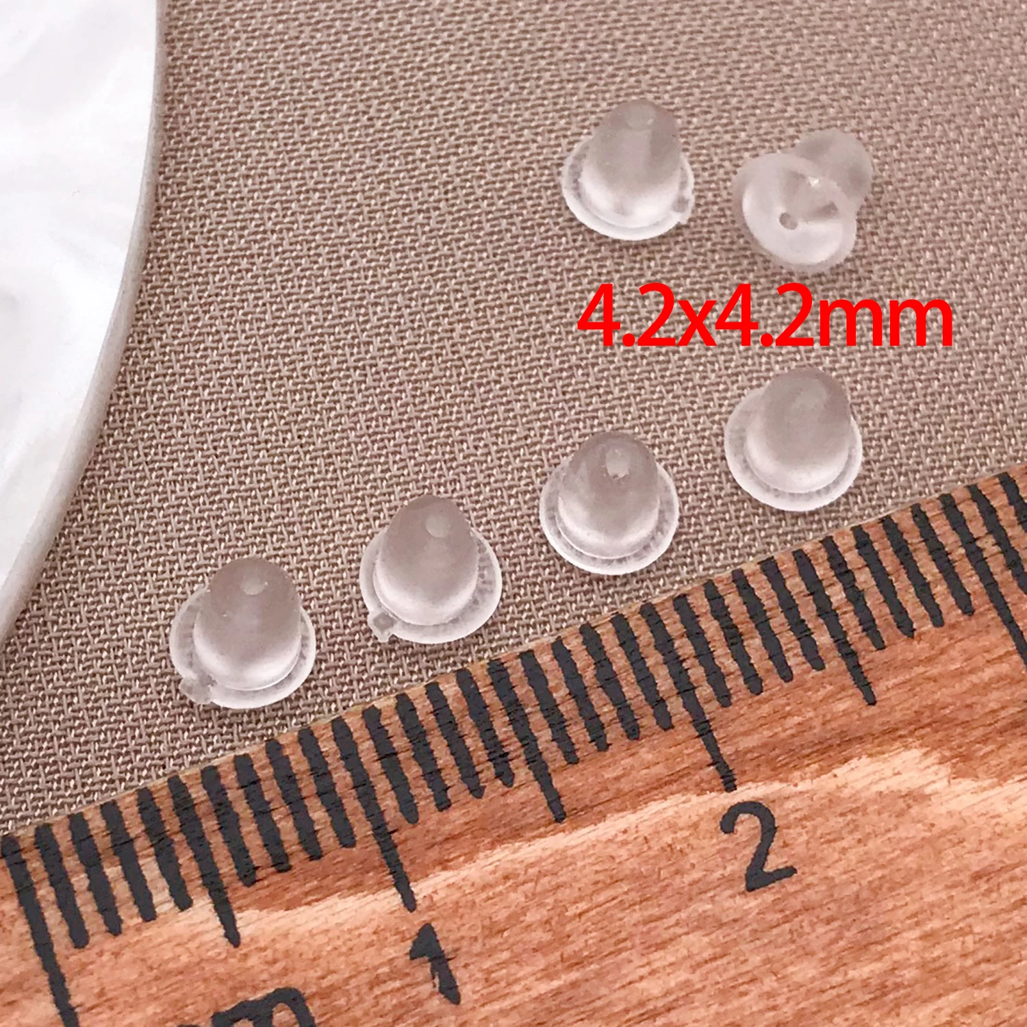 100pcs Silicone Earring Stoppers for Comfortable Ear Studs