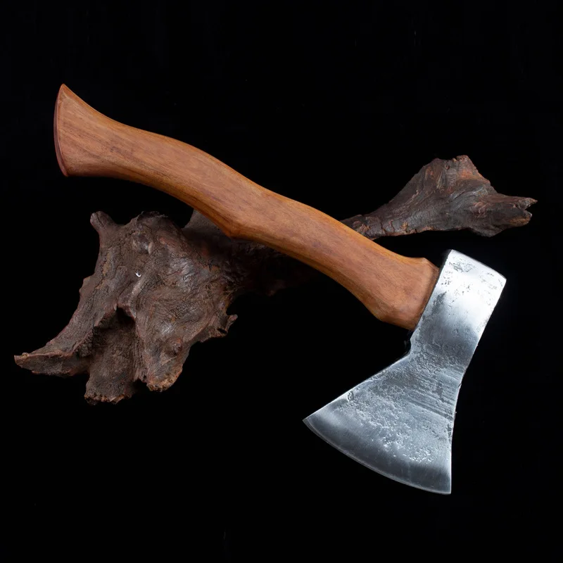 

Ancient-style Forged Stainless Steel High-quality Axe Convenient Outdoor Camping Axe Household Firewood Splitting Felling Tool
