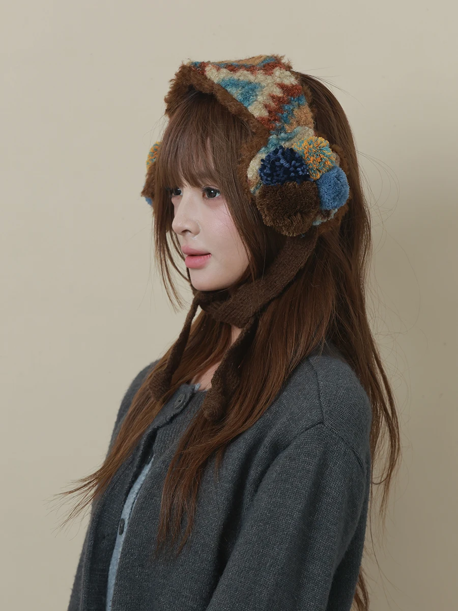 cache-oreilles-en-polaire-tricote-de-style-retro-chauds-pour-l'hiver-anti-froid-en-peluche-pour-femmes-ideaux-pour-le-cyclisme-resistants-au-froid-avec-sangles