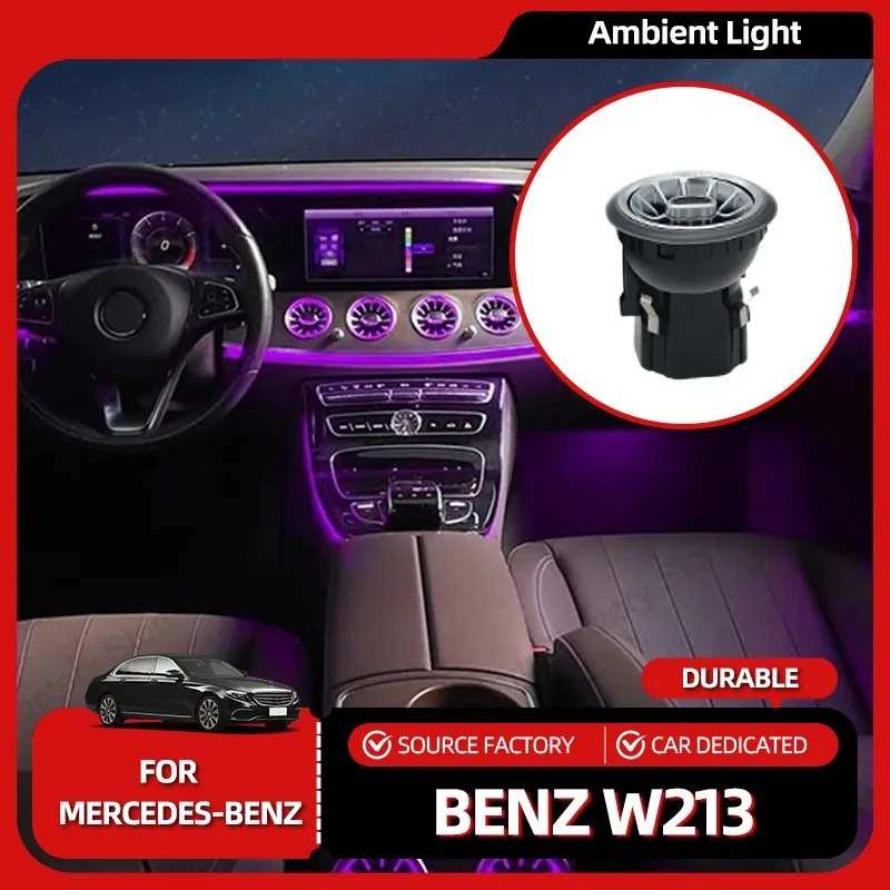 

Interior Stickers For Mercedes Benz W213 Ambient Light 64 Color LED Air Vent mercedes ambient Indoor Turbine Nozzle Decorative I