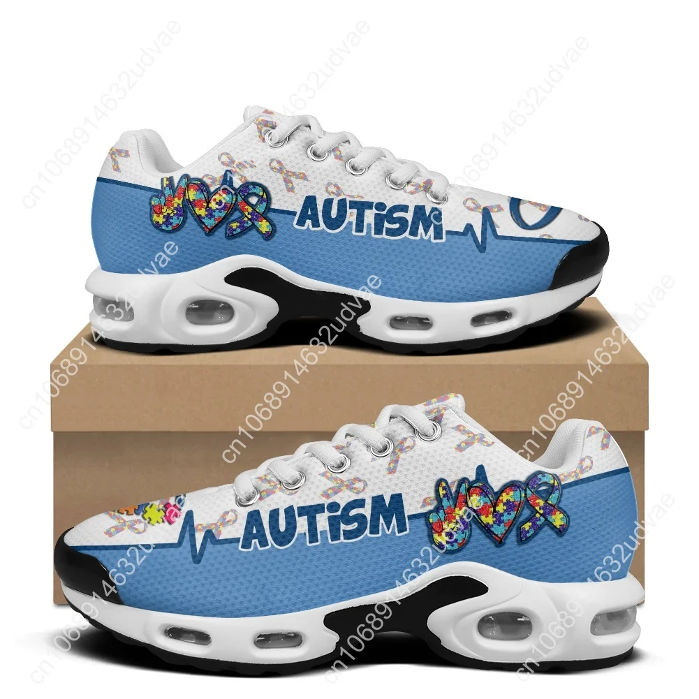 اضطرابات الطيف التوحد وسادة هوائية أحذية رياضية رجل إمرأة مراهق الرياضة عالية الجودة مخصص شبكة حذاء رياضة