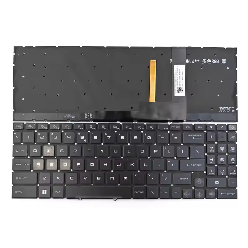 RGB 키보드 장착 이미지