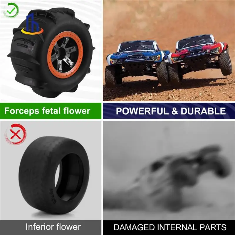 

A33Z-4 шт. обновленные колеса для песка и снега для 1/10 Traxxas 104009 104001 XLH 9125 RC грузовик автомобильные аксессуары Запчасти