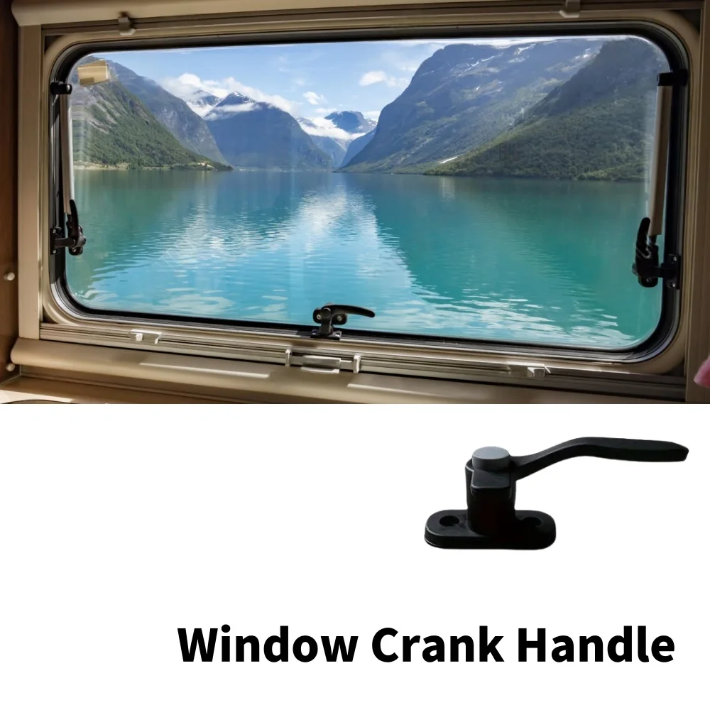 

RV Window Crank Handle Durable Camper RV Exterior Window Handle Accessories For Most Caravan Motorhome Models