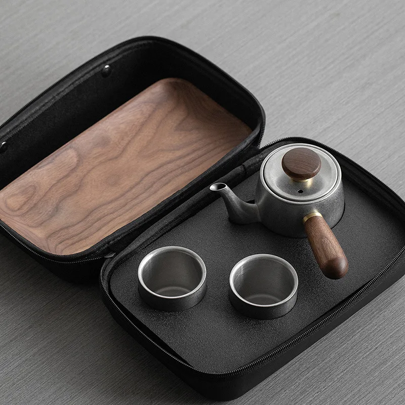 

Travel tea set, simple version of outdoor coffee set