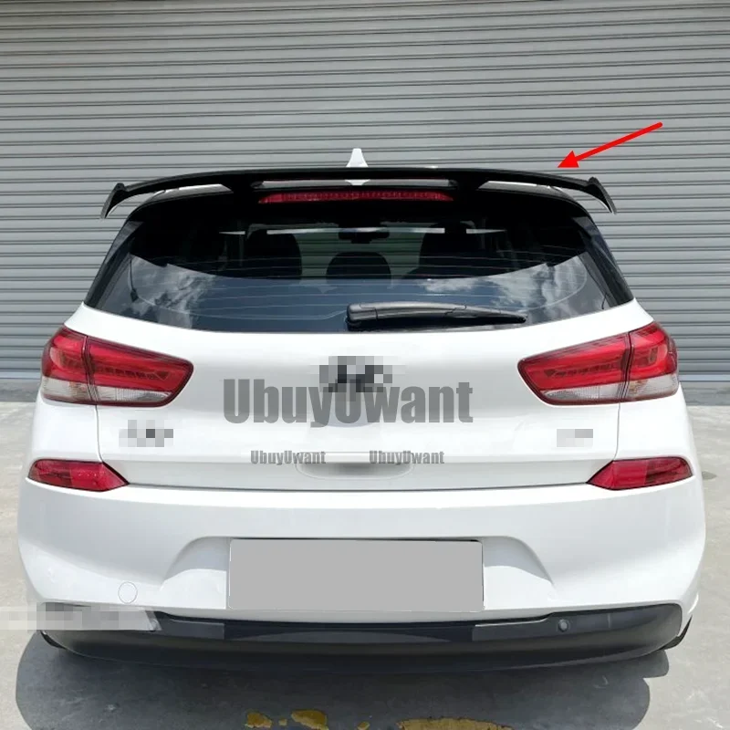 For Hyundai I30 I20 spoiler high quality ABS Carbon fiber pattern material car rear wing spoiler 2008-2021