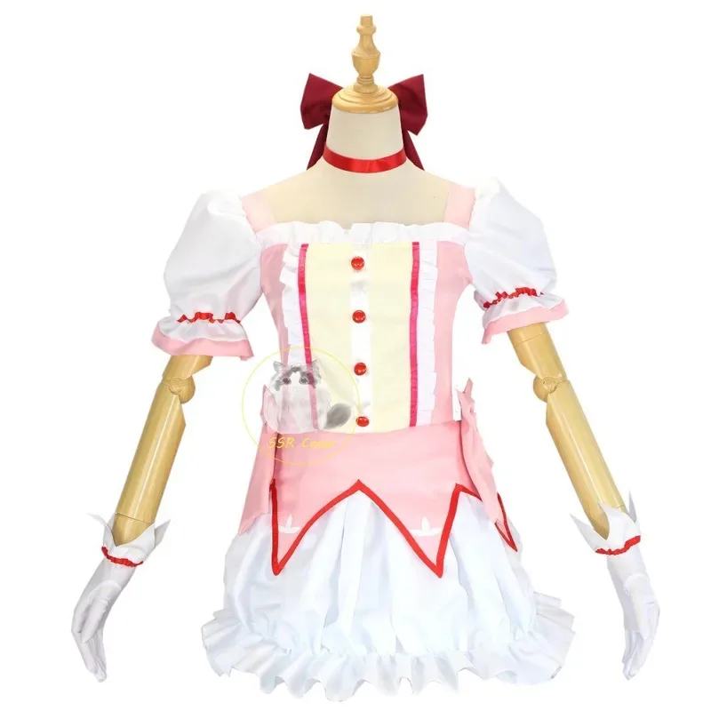 Anime Magical Girl Puella Magi Magica Akemi Homura Kaname Madoka Cosplay Costume Mahou Shoujo Wig Battle Suit Dress Skirta;k6;8'