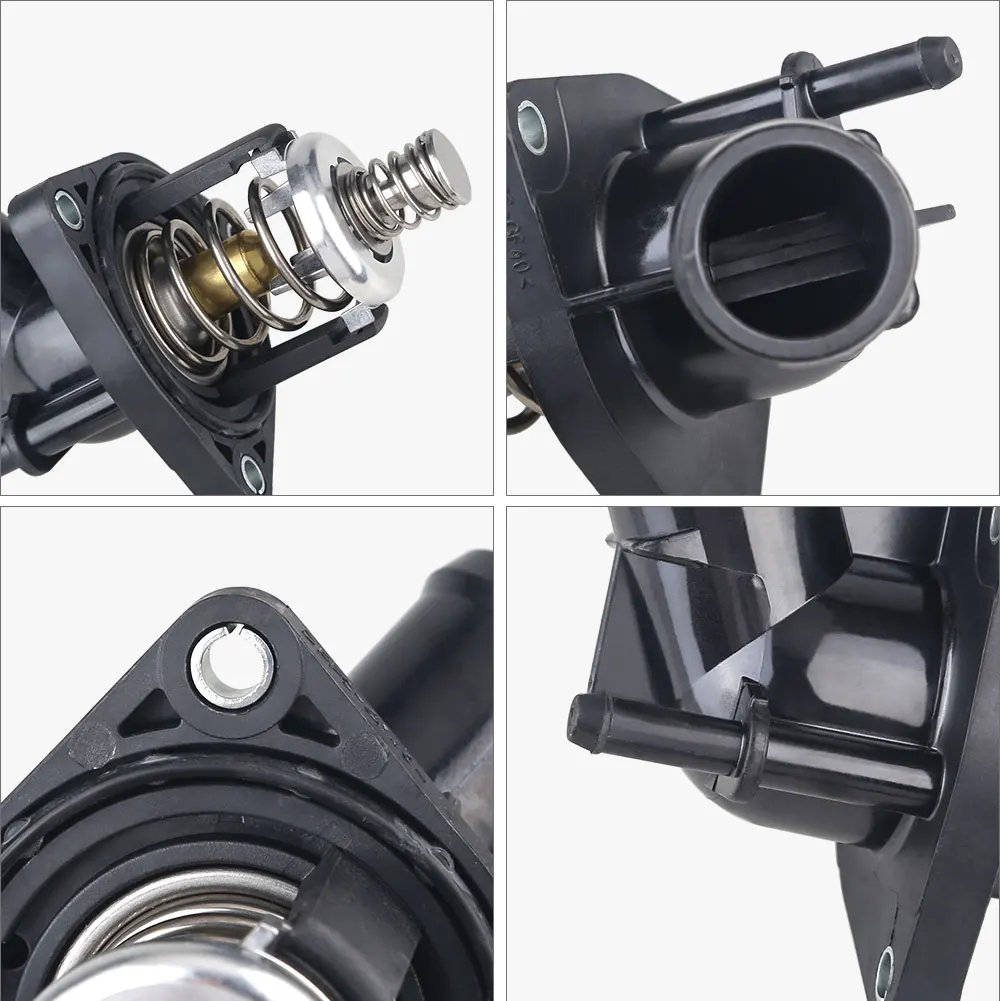 Engine Coolant Thermostat Housing For Chevy Silverado Suburban Tahoe Corvette Thermostat Housing Water Assembl 12674639 15-11125