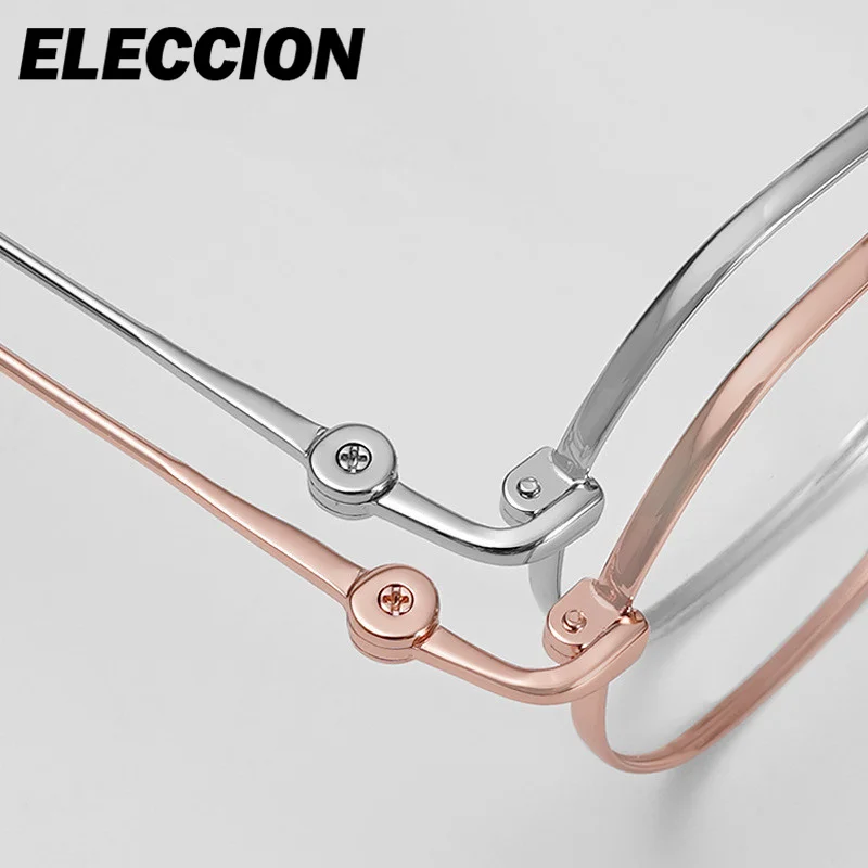 ELECCION 처방 안경 편안한 광학 안경 남성 여성 특대 안경 프레임 근시 광변색 안티 블루 레이