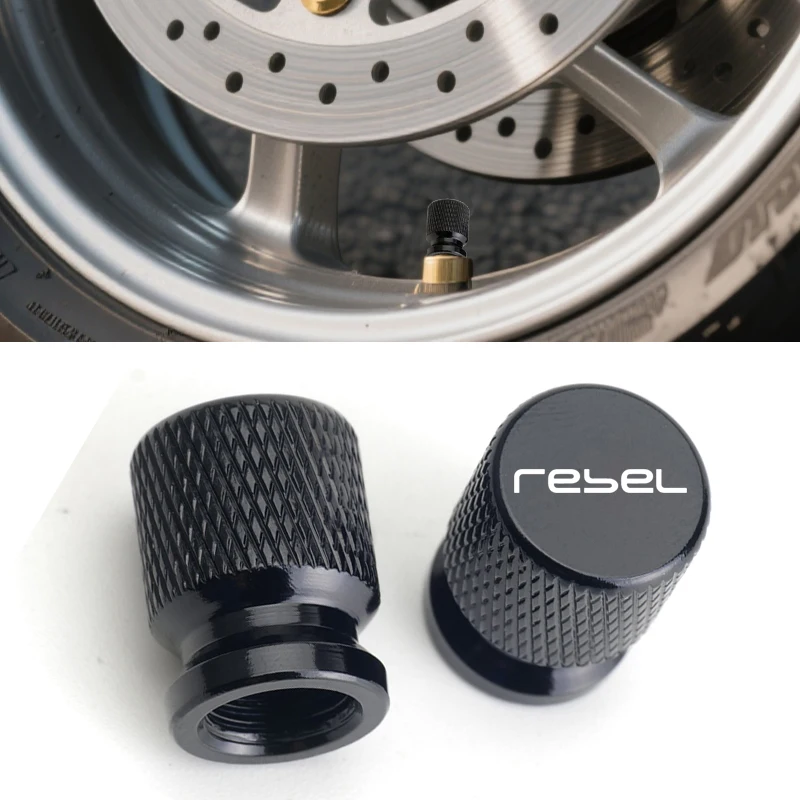 For Honda Rebel 300 Rebel 500 CMX Rebel300 Rebel500 Rebel1100 Motorcycle New CNC Aluminum Tire Valve Air Port Stem Cover Caps