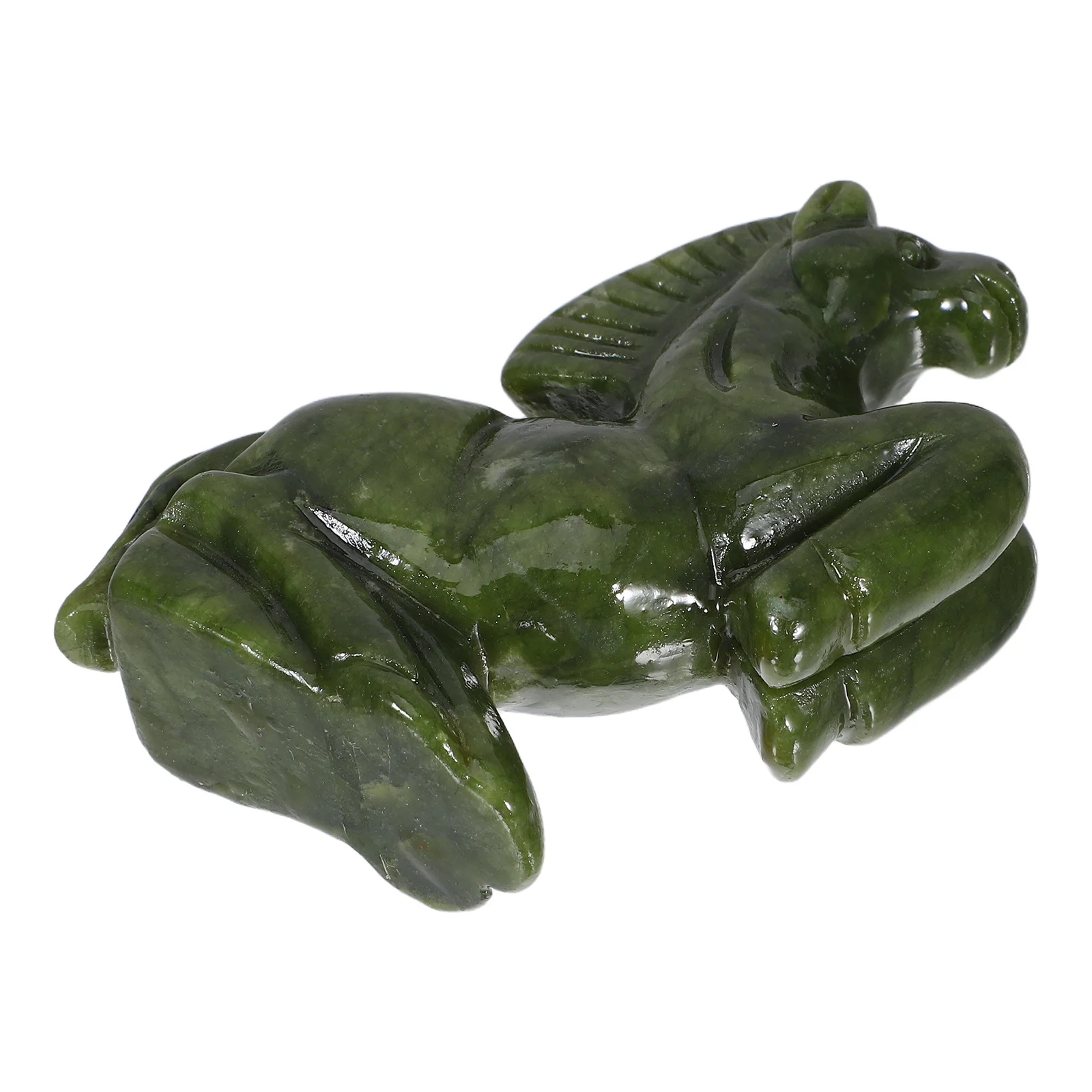 

Jade Horse Statue 2026 Chinese Zodiac Sculpture Green Jade Feng Shui Horse Ornament Wealth Decor Wealth Statues